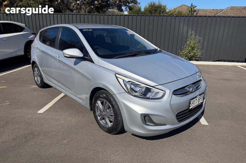 Silver 2016 Hyundai Accent Hatchback Active