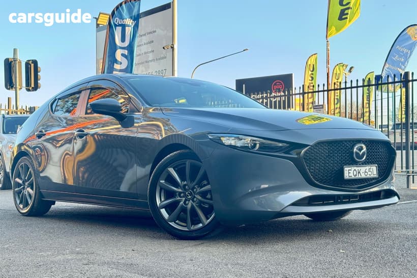 Grey 2021 Mazda 3 Hatchback G20 Evolve
