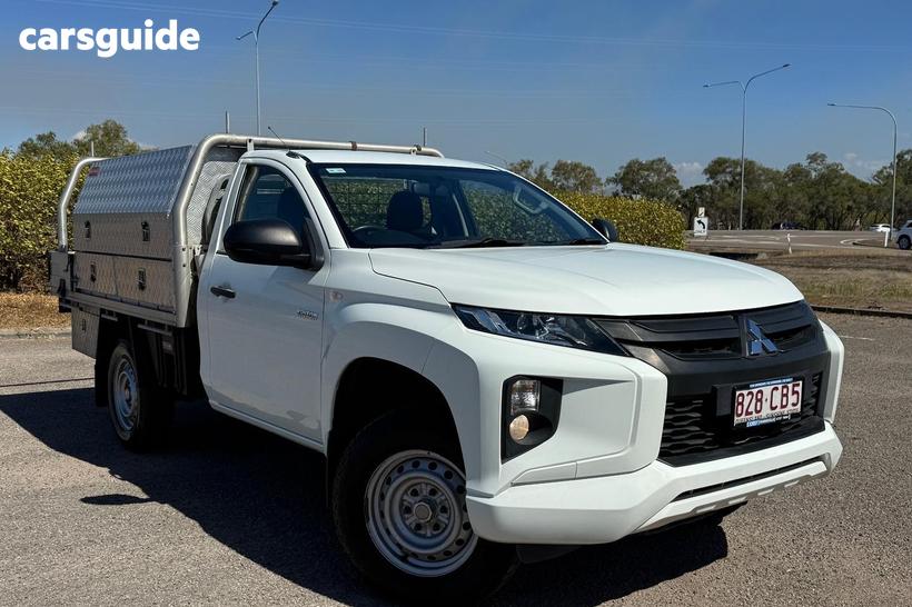White 2021 Mitsubishi Triton Cab Chassis Glx (4X2)