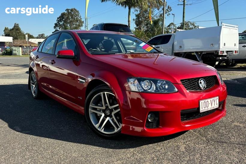 Red 2011 Holden Commodore Sedan Sv6