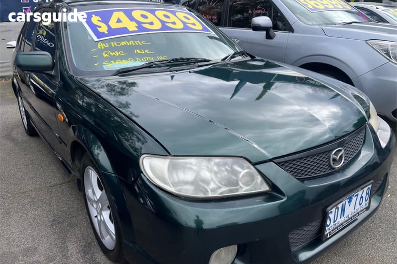 Green 2002 Mazda 323 Hatchback Astina Sp20
