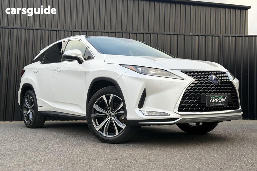 White 2022 Lexus RX SUV LUXURY HYBRID