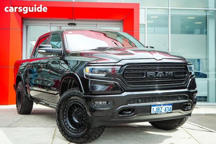 Black 2023 RAM 1500 Crew Cab Utility Limited Rambox (Hybrid)