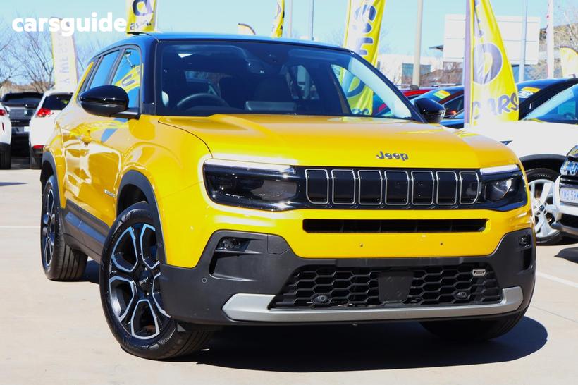 Yellow 2024 Jeep Avenger Wagon Summit