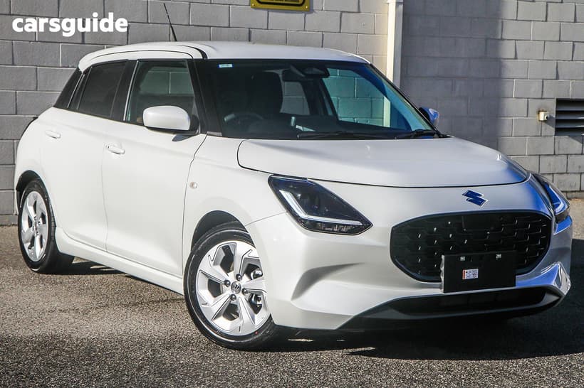 White 2026 Suzuki Swift Hatchback Hybrid Plus