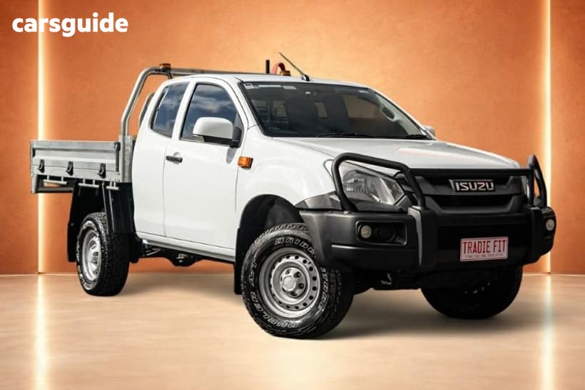 White 2017 Isuzu D-MAX Space Cab Chassis Sx (4X4)