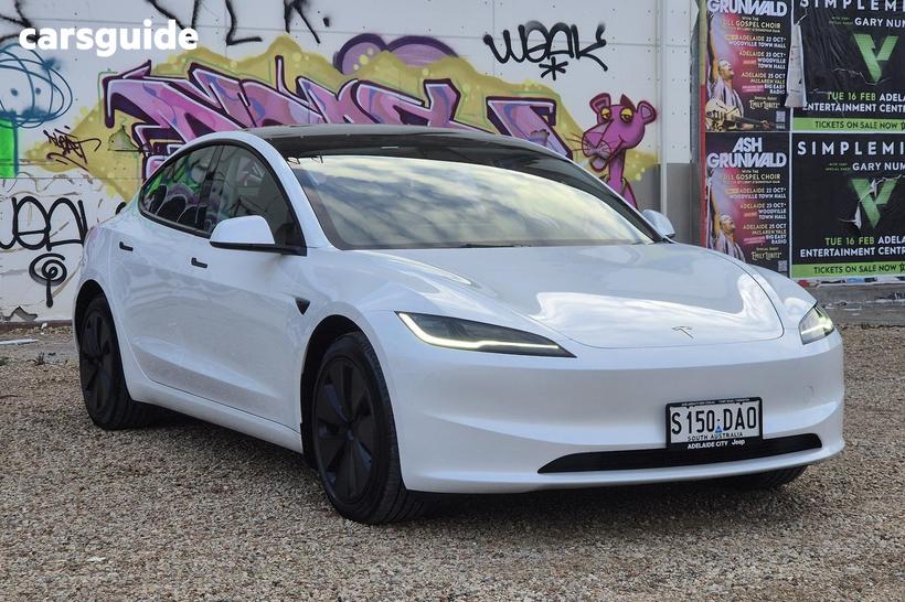 White 2024 Tesla Model 3 Sedan Long Range