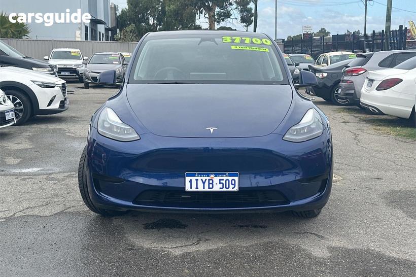 Blue 2023 Tesla Model Y Wagon Rear-Wheel Drive