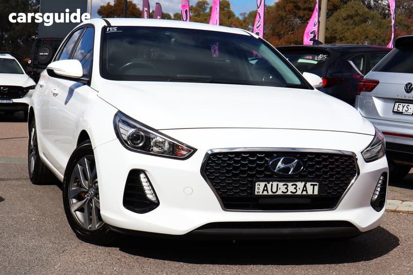 White 2019 Hyundai I30 Hatchback Active