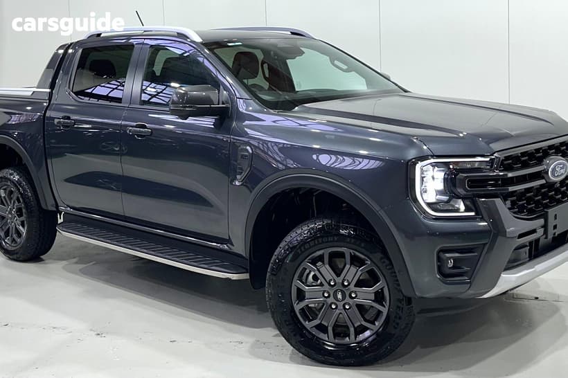 Grey 2025 Ford Ranger Double Cab Pick Up Wildtrak 3.0 (4X4)