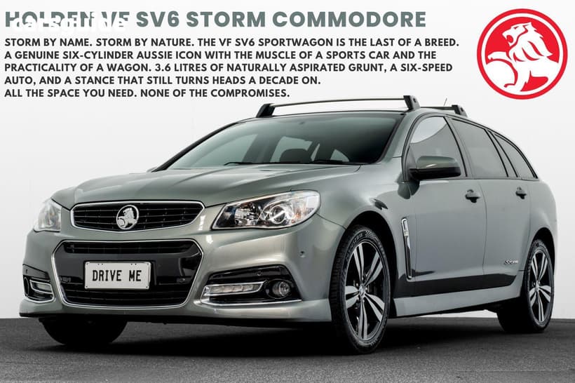 Grey 2015 Holden Commodore Sportswagon Sv6 Storm