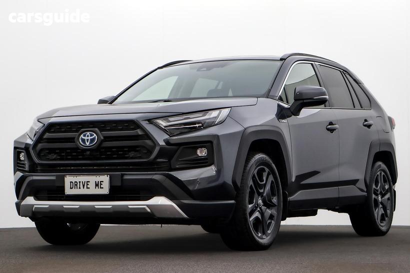 Grey 2022 Toyota RAV4 Wagon Edge (Awd) Hybrid