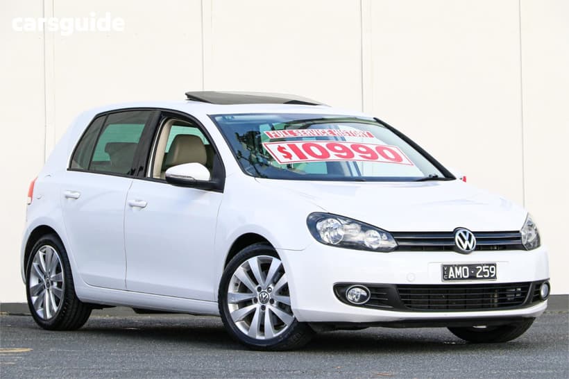 White 2012 Volkswagen Golf Hatchback 118 Tsi Comfortline