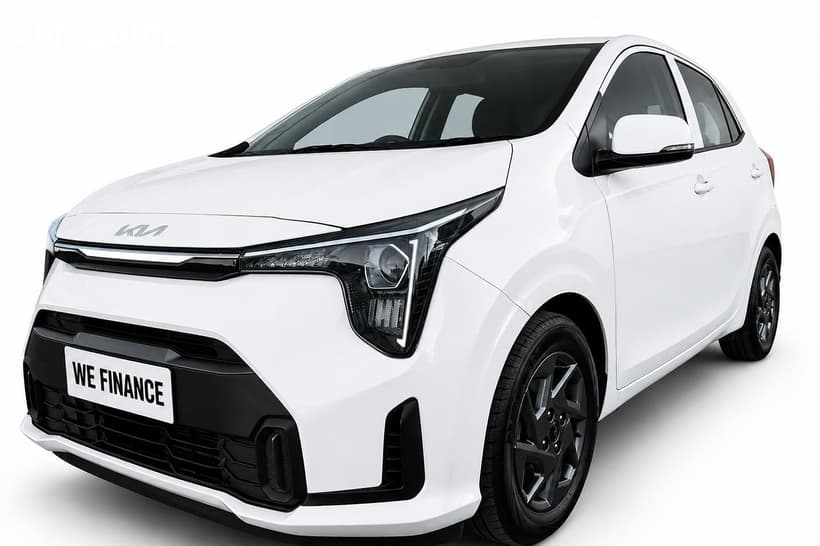 White 2025 Kia Picanto Hatchback Sport (Pe2)