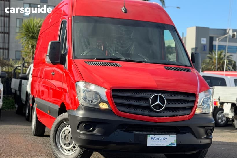 Red 2018 Mercedes-Benz Sprinter Van 313Cdi Lwb Hi Roof