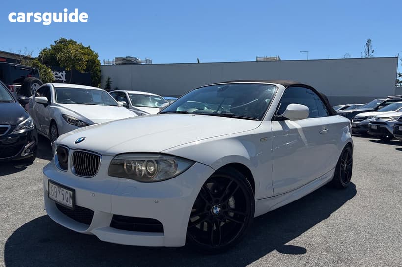 White 2013 BMW 1 Convertible 135I M SPORT R