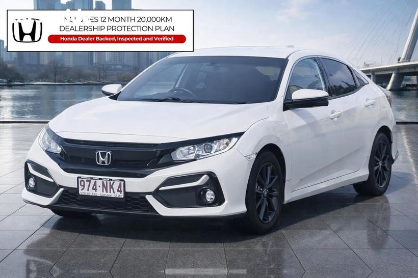 White 2020 Honda Civic Hatchback Vti-S
