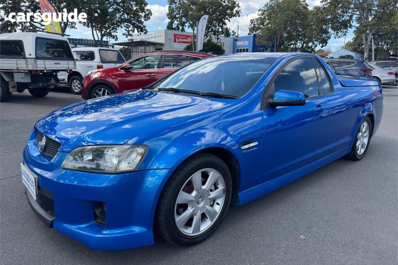 Blue 2009 Holden Commodore Utility Sv6