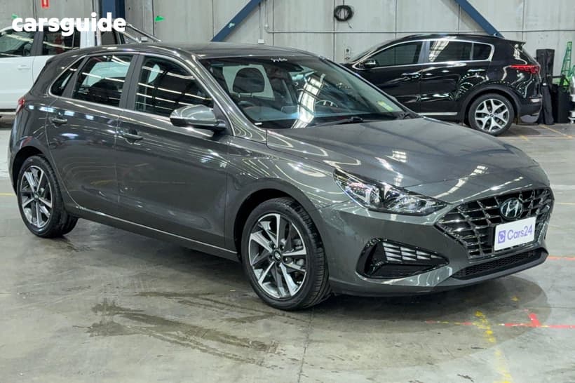 Grey 2023 Hyundai I30 Hatchback Elite