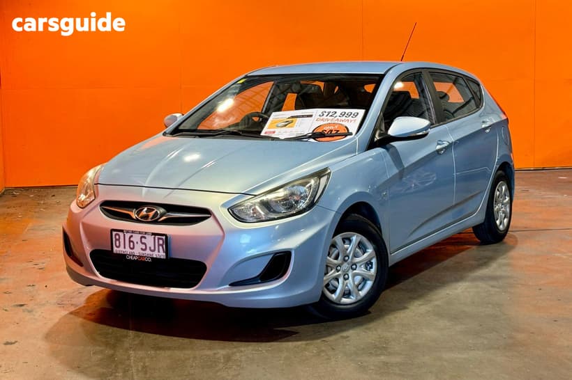 Blue 2012 Hyundai Accent Hatchback Active