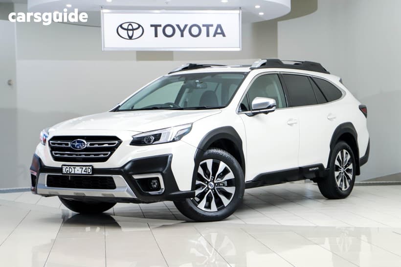 White 2023 Subaru Outback Wagon Awd Touring Xt