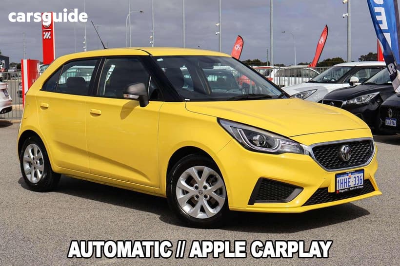 Yellow 2021 MG MG3 Hatchback Core