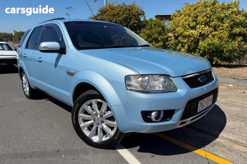 Blue 2010 Ford Territory Wagon Ghia (Rwd)