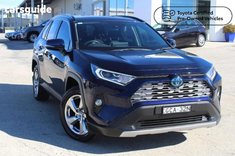 Blue 2019 Toyota RAV4 Wagon Gxl 2Wd Hybrid