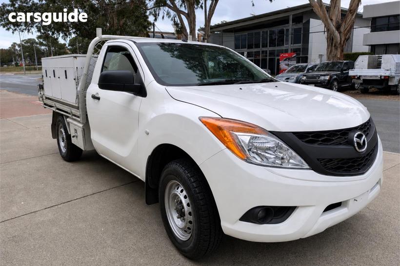 White 2012 Mazda BT-50 Cab Chassis Xt (4X2)
