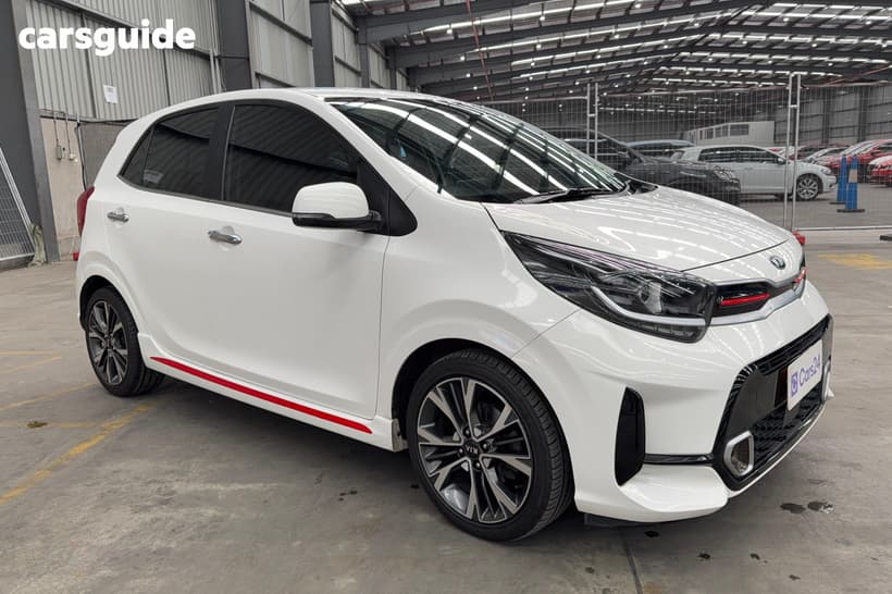 White 2021 Kia Picanto Hatchback Gt (Turbo) (Pe)