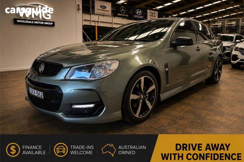 Grey 2016 Holden Commodore Sedan Sv6 Black Pack