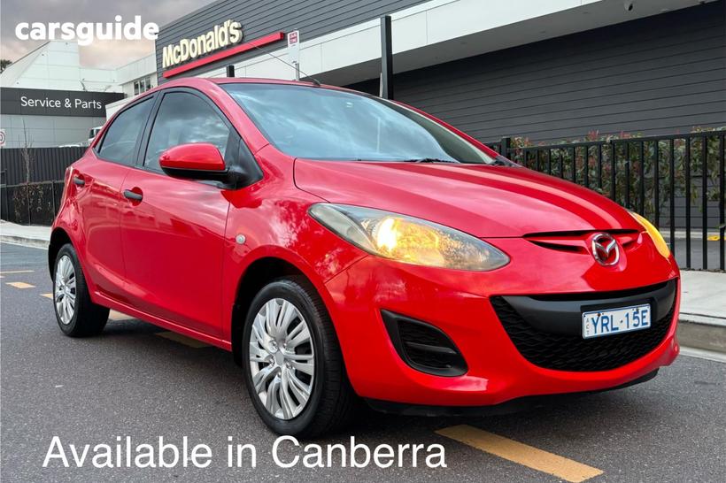 Red 2010 Mazda 2 Hatchback Neo