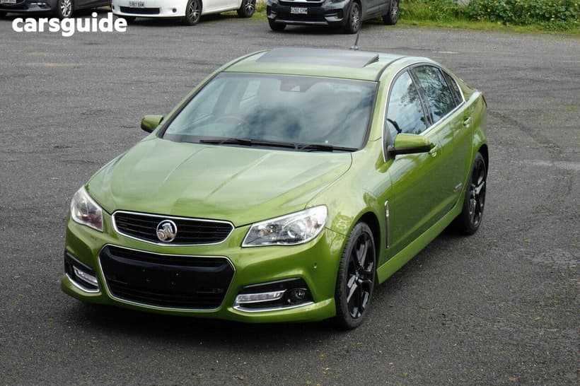 Green 2015 Holden Commodore Sedan Ss-V Redline