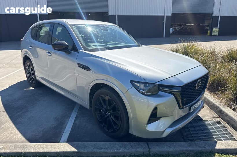 Silver 2023 Mazda CX-60 Wagon G40E Gt Hybrid
