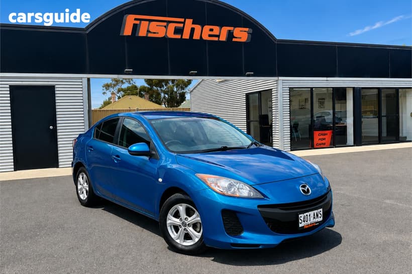 Blue 2013 Mazda 3 Sedan Neo