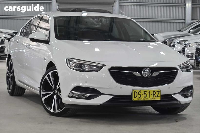 White 2019 Holden Calais Liftback V