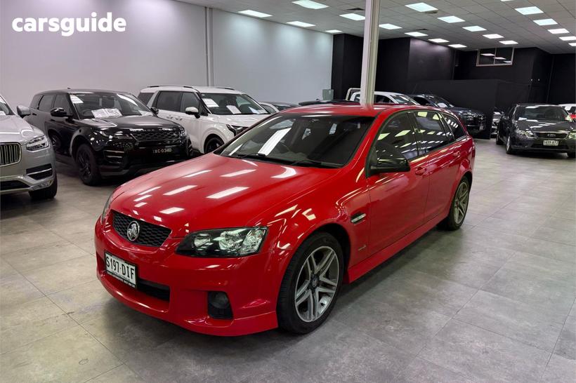Red 2011 Holden Commodore Sportswagon Sv6