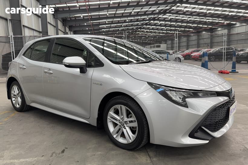Silver 2022 Toyota Corolla Hatchback Ascent Sport Hybrid