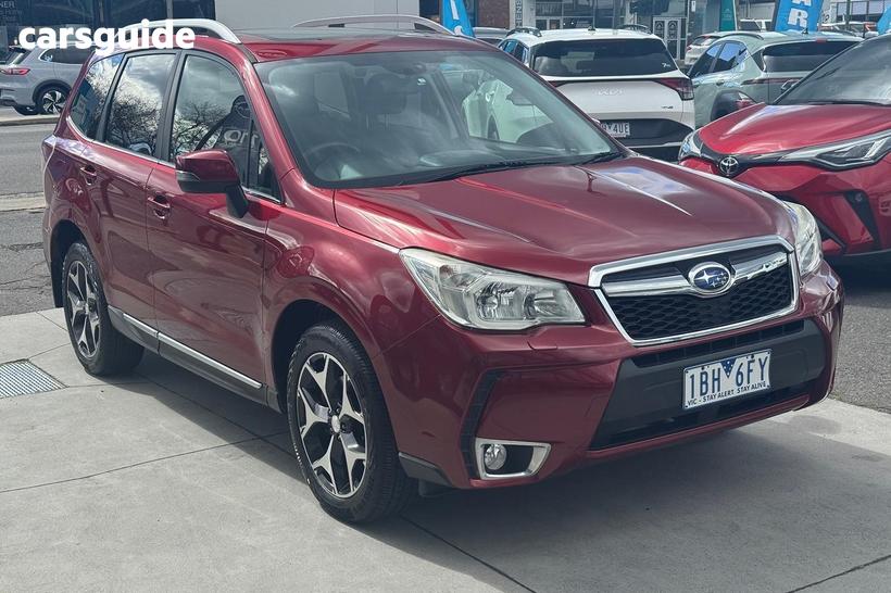 Red 2013 Subaru Forester Wagon 2.0Xt Premium