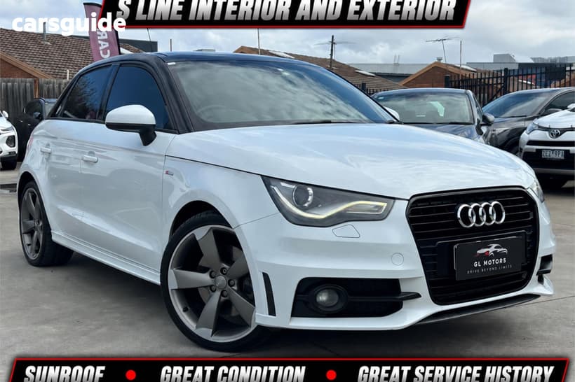 White 2014 Audi A1 Hatchback Sportback 1.4 Tfsi Sport