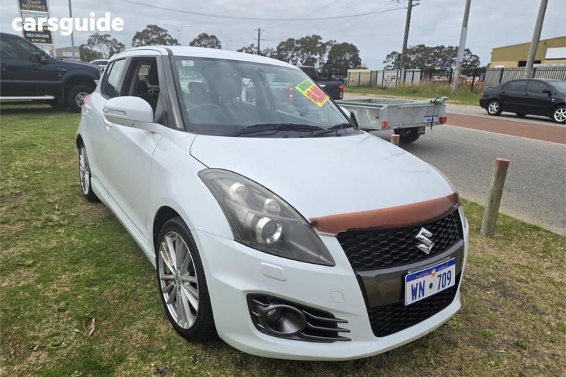 White 2012 Suzuki Swift Hatchback Sport