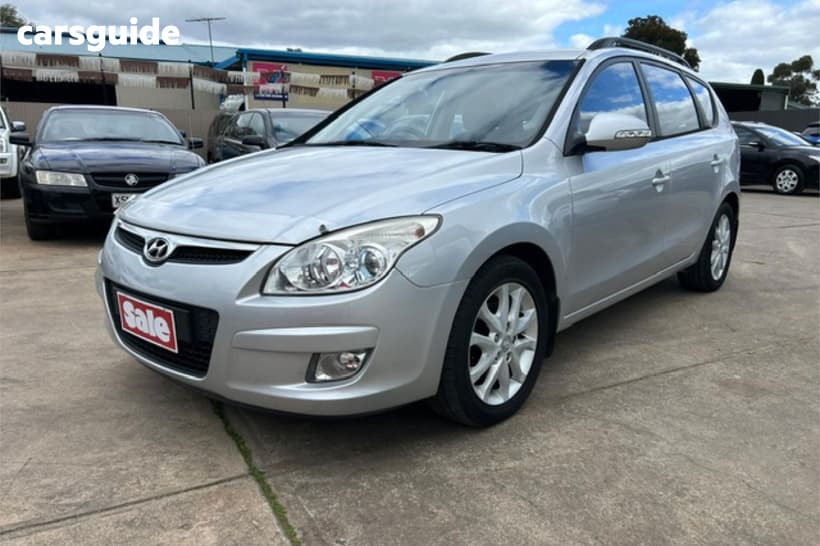 Silver 2010 Hyundai I30 Wagon Cw Slx 1.6 Crdi