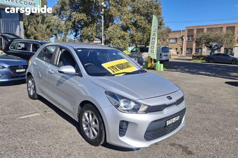 Silver 2018 Kia RIO Hatchback S