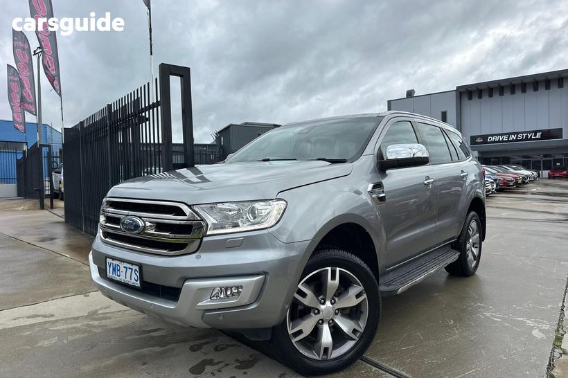 Silver 2017 Ford Everest Wagon Titanium