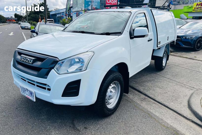 White 2019 Isuzu D-MAX Cab Chassis Sx Hi-Ride (4X2)