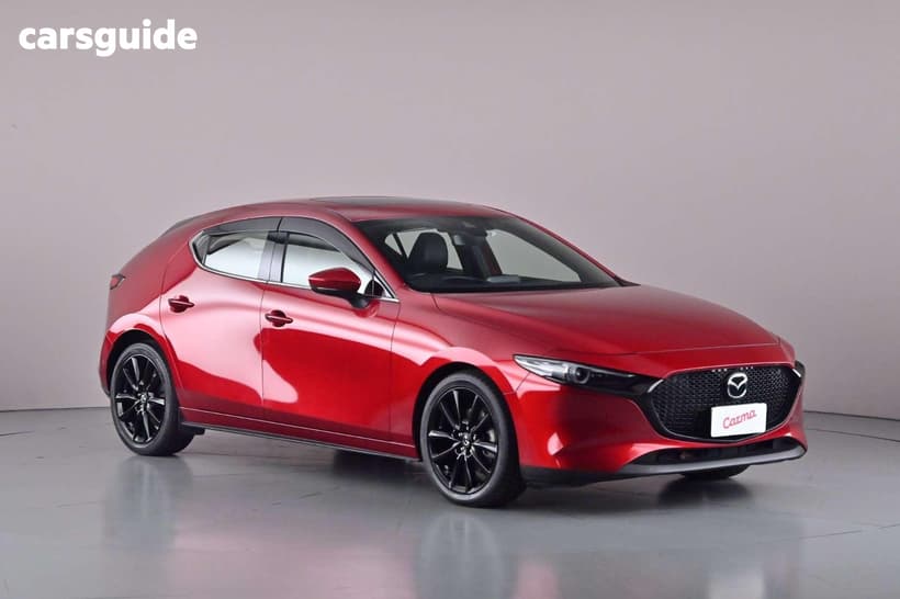 Red 2020 Mazda 3 Hatchback G25 Astina
