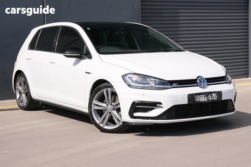 White 2019 Volkswagen Golf Hatchback 110 Tsi Highline