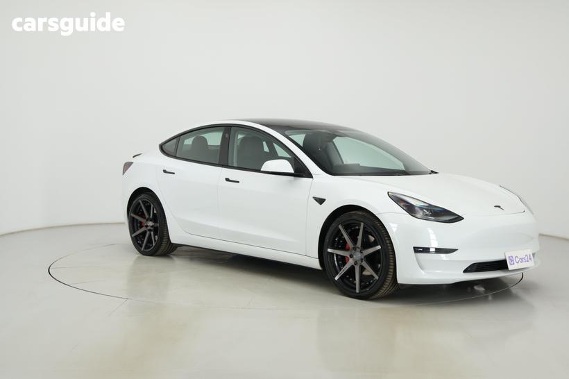 White 2021 Tesla Model 3 Sedan Long Range Awd