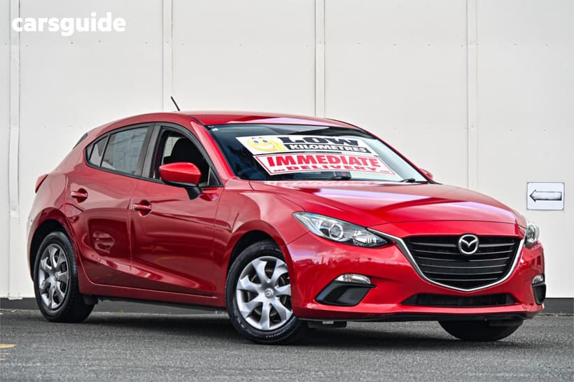 Red 2014 Mazda 3 Hatchback Neo
