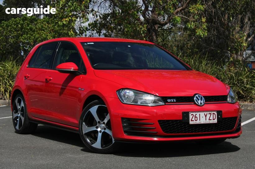 Red 2015 Volkswagen Golf Hatchback Gti